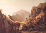 Thomas Cole scene from Last of the Mohicans (nn03) oil